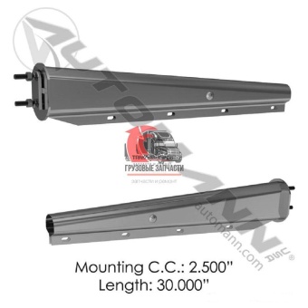 Кронштейн крепления брызговика прямой подпружиненный (хром), 562.490C