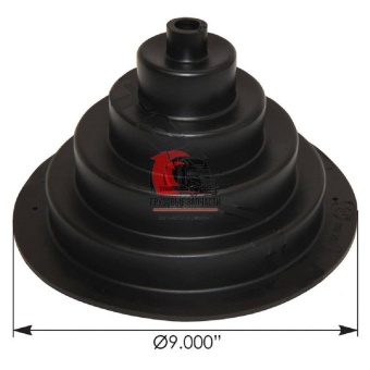 Кожух/пыльник рычага КПП (круг) OD=228.6mm КПП KW C500/T600/T800/W900, 562.7591